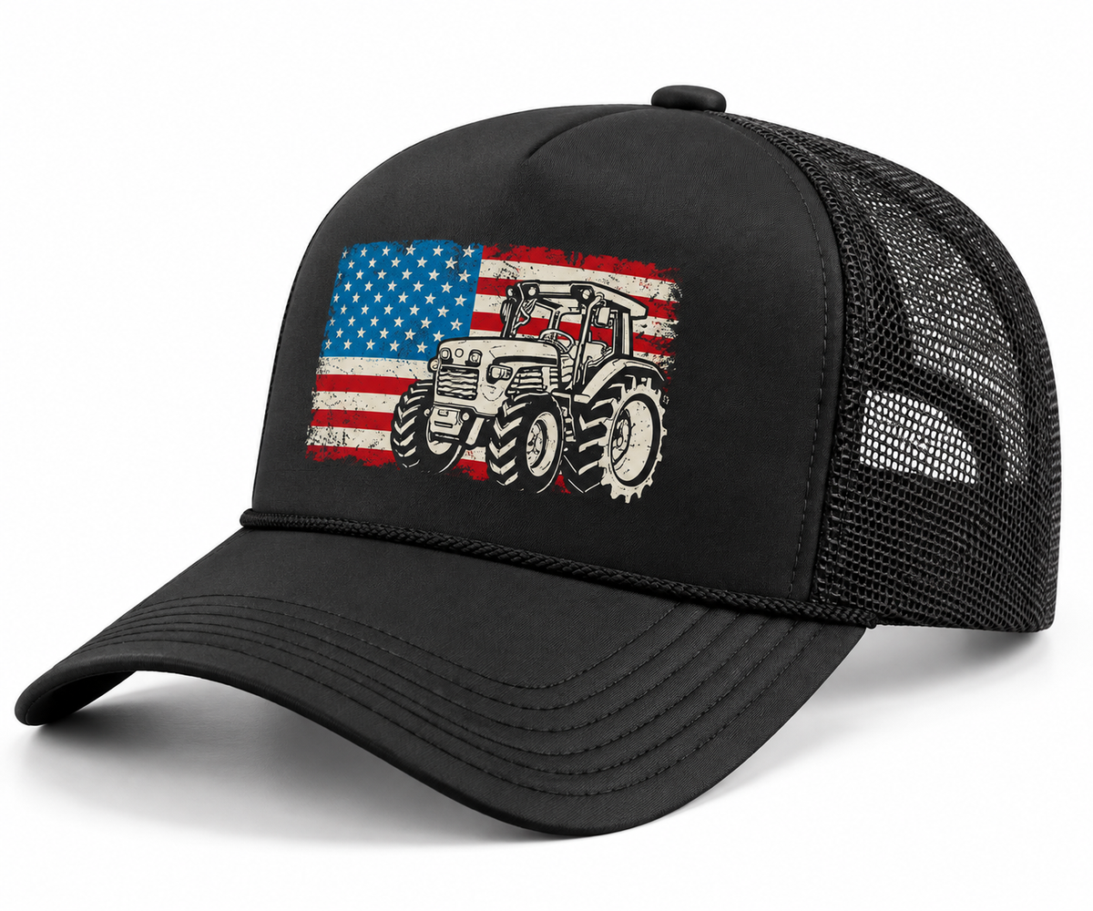 Men's American Tractor Trucker Cap - 3/4 view