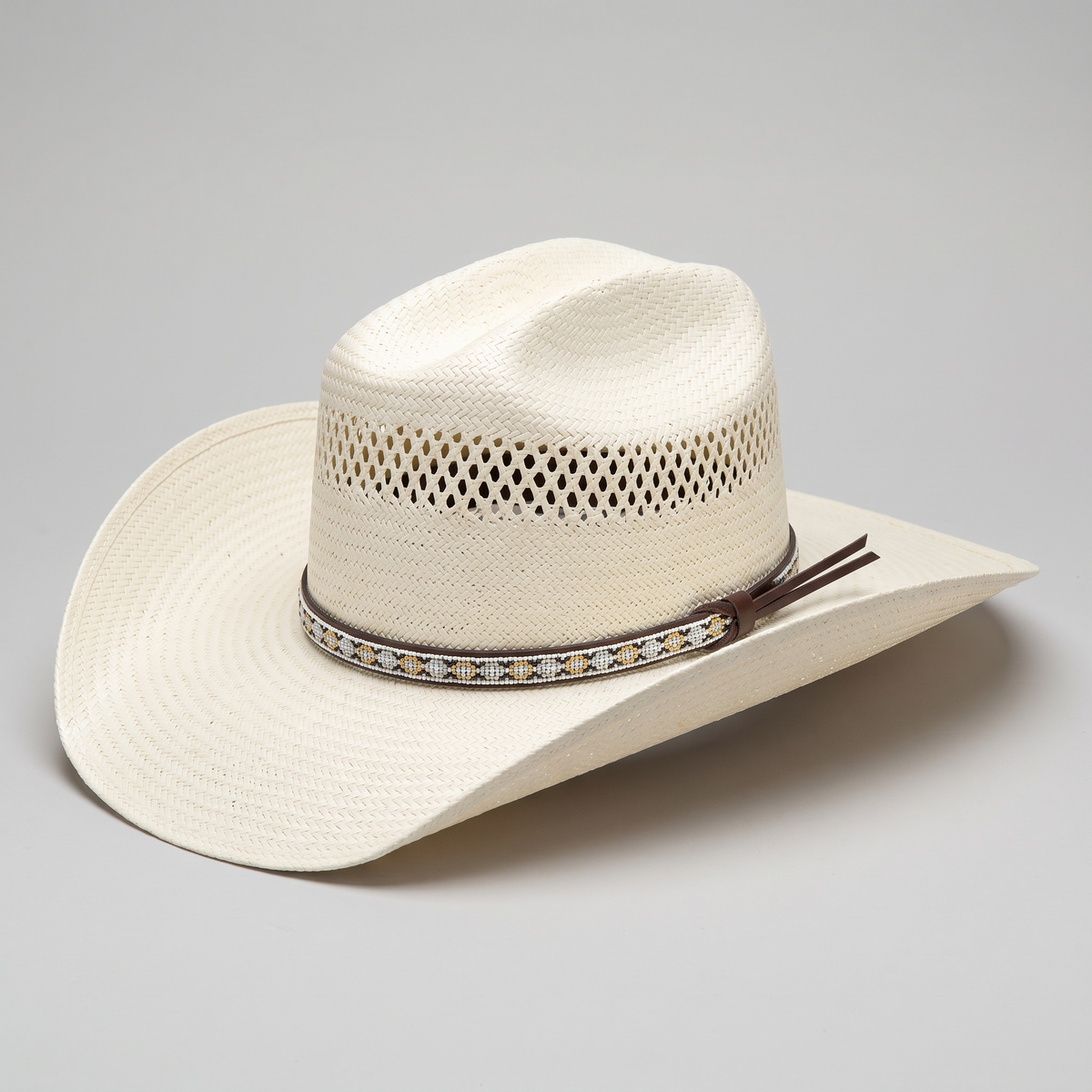 Men's Western Cowboy Hat - natural straw